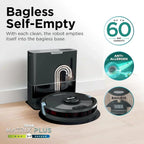 AI Robot Vacuum with XL HEPA Self-Empty Base Bagless 60-Day Capacity LIDAR Navigation