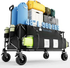 48 Extra Large Folding Travel Cart 560 lb Capacity 350 L Heavy Duty Utility Cart with Brakes