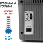 Personal Thermoelectric Cooler/Warmer 14 Liter Capacity Portable Electric Car Cooler