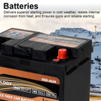 Anlibatt Car AGM Battery Group Size 48 H6 Start Stop Battery 12V 70Ah 760CCA Maintenance Free Rechargeable