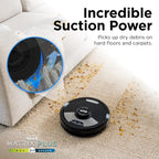 AI Robot Vacuum with XL HEPA Self-Empty Base Bagless 60-Day Capacity LIDAR Navigation