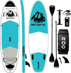 Roc Inflatable Stand Up Paddle Board with Premium SUP Paddle Board Accessories