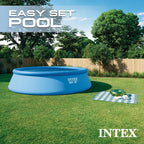 Intex 8 foot x 24 inch Easy Set Round Above Ground  Swimming Pool with Filter Pump, 28107EH