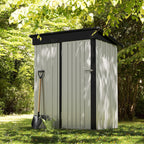 Devoko Outdoor Storage Shed Lockable Metal Garden Shed Steel Anti-Corrosion Storage House