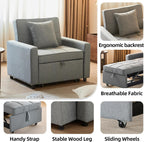 Sofa Bed Chair Convertible Sleeper Sofa with Pull-Out Bed