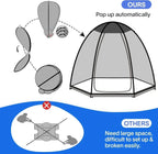 Alvantor Screen House Gazebo Pop Up Igloo Screened Canopy Tent with Mosquito Netting Sides