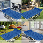 2 Pack Camping Cot with Mattress Comfortable Sleeping Cot Camping Cots for Adults 2 Person Folding Cot Heavy Duty Cots for Sleeping with Carry Bag Outdoor Indoor Home Vacation