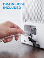 Midea Cube 35 Pint Dehumidifier for Basement and Rooms at Home for up to 3,500 Sq. Ft., Smart Control, Compatible with Alexa (White), Drain Hose Included, ENERGY STAR Most Efficient 2023