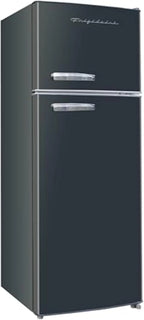 Frigidaire EFR753 2 Door Apartment Size Refrigerator with Freezer Retro Chrome Handle