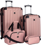 Hardside Travel Luggage Lilac Set of 4
