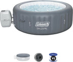 Coleman Miami 2 to 4 Person Inflatable Hot Tub, Round Energy-Efficient Portable Outdoor