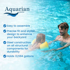 Aquarian Phoenix 18' x 52 Steel Frame DIY Family Above Ground Pool Kit