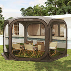 East Oak Screen House Tent Pop-Up, Portable Screen Room Canopy Instant Screen Tent