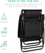 Best Choice Products Folding Zero Gravity Outdoor Recliner Patio Lounge Chair w/Adjustable Canopy Shade, Headrest, Side Accessory Tray, Textilene Mesh - Peacock Blue