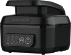 George Foreman Beyond Grill?7-in-1 Electric Indoor Grill with Air Fry Technology, MCAFD800D, Black, Large