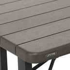 Lifetime 6-Foot Craftsman Outdoor Polyethylene Folding Picnic Table