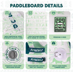 FunWater Inflatable Stand Up Paddle Board Premium SUP Paddle Accessories EVA Deck