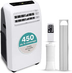 SereneLife 3-in-1 Portable Air Conditioner with Built-in Dehumidifier Function,Fan Mode, Remote Control, Complete Window Mount Exhaust Kit