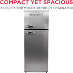Frigidaire, 2 Door Apartment Size Refrigerator/Freezer Combo, 7.5 cu ft