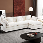 ihanherry 146-inch U-shaped modern sofa modular area cloud sofa