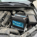 SGFYO Group Size 35 Car Battery,12V 55Ah 650CCA 88RC,AGM Maintenance Free Start Stop Automotive Replacement Battery
