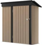 Devoko Outdoor Storage Shed Lockable Metal Garden Shed Steel Anti-Corrosion Storage House