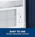 GE Window Air Conditioner Unit 5,000 BTU for Small Rooms up to 150 sq ft Manual Adjustable Fan