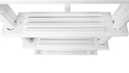 Aqua Select Heavy Duty Resin In-Pool Ladder w/ Entrapment Barrier for Above Ground Pools