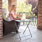 Lifetime 30-Inch Rectangle Folding Table, Light Commercial Grade, Indoor/Outdoor, Black