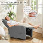 Sweet and crisp rocking chair 360 degree rotating recliner with sliding function