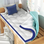 BEDELITE King Mattress Topper Dual Layer 4 Inch Memory Foam Mattress Topper, 2 Inch Pilow Top Mattress Pad and 2 Inch Premium Gel Foam Mattress, with Stretchable Pockets Up to 6-24