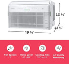 Frigidaire GHWQ103WC1 Inverter Quiet Temp Room Air Conditioner 10,000 BTU with Wi-Fi Connected