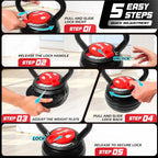 Yes4All Adjustable Kettlebell, Kettle Grip, Kettlebell Handle, Convert to Kettlebells Weight Set