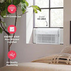 Frigidaire GHWQ103WC1 Inverter Quiet Temp Room Air Conditioner 10,000 BTU with Wi-Fi Connected