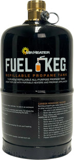 Portable Propane Radiant Heater, 4,000-9,000 BTU, for campers, workshops, patios, and more