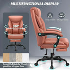 Office Chair Large High-Foot Computer Desk Chair Chair Lumbar Support Rotating Computer Chair