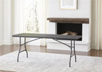 Cosco 6 Foot Premium Folding Table, White Speckle