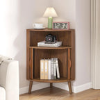 Corner Cabinet, 66.73'' Tall Modern Corner Bathroom Storage Cabinet