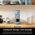 Ninja Coffee Maker Single Cup Brews with pods and grounds K-Cup compatible 4 brewing methods