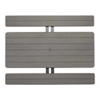 Lifetime 6-Foot Craftsman Outdoor Polyethylene Folding Picnic Table