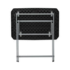 Lifetime 30-Inch Rectangle Folding Table, Light Commercial Grade, Indoor/Outdoor, Black