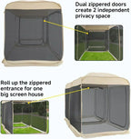 Alvantor Screen House Gazebo Pop Up Igloo Screened Canopy Tent with Mosquito Netting Sides