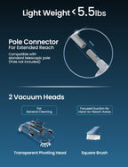 Kokido 2026 XTROVAC 510 Rechargeable Handheld Pool Vacuum, Cordless, Optimized Suction, 90 Mins, for In-Ground and Above Ground Pools