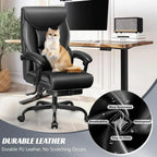 Office Chair Large High-Foot Computer Desk Chair Chair Lumbar Support Rotating Computer Chair