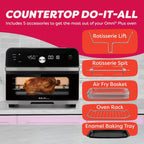 Instant Pot Omni Plus 19QT/18L Toaster Oven Air Fryer, 10-in-1 Functions, Fits 12 Pizza, Crisp, Broil, Bake, Roast, Toast, Warm, Convection, 100+ In-App Recipes, from the Makers of Instant Pot, Black