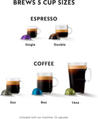 Nespresso Vertuo Plus Coffee and Espresso Maker by De'Longhi