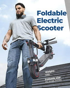 Electric Scooter 350W/500W Powerful Motor 8.5/10 Solid Tires 19/22Mph 28/21/12 Miles Range