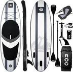 Roc Inflatable Stand Up Paddle Board with Premium SUP Paddle Board Accessories