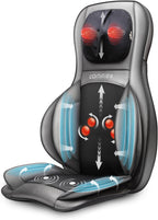 COMFIER Massager Chair with Heat Shiatsu Neck Back Massager Portable with Compress