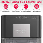 FRIGIDAIRE Gallery Countertop Crunchy Chewable Nugget Ice Maker, 44lbs per Day, Auto Self Cleaning, 2.0 Gen, Black